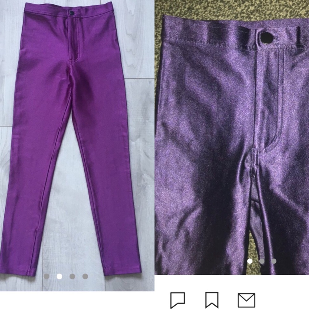 ISO of American apparel disco pants m in purple